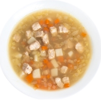 Суп картофельный с мясом и сметаной Суп картофельный с мясом и сметаной