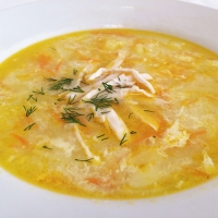 Суп Куриный с яйцом Суп Куриный с яйцом