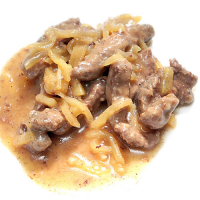 Печень жареная с яблоками Печень жареная с яблоками