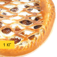 Пирог творожный с яблоком, изюмом и корицей Пирог творожный с яблоком, изюмом и корицей