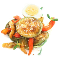 Кабачки, перец, яйцо Кабачки, перец, яйцо