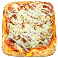Панинни с ветчиной и салями