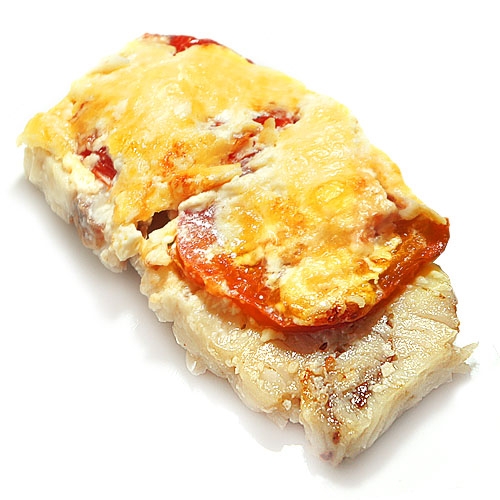 Минтай под помидорами и сыром