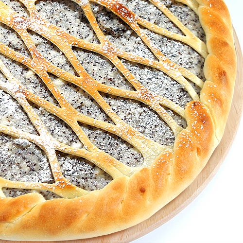 Сладкий Пирог творожный с маком