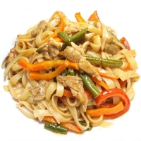 Удон со свининой и овощами