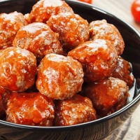Фрикадельки мясные с соусом. (замороженные)