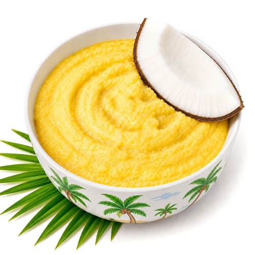 Каша кукурузная на кокосовом молоке
