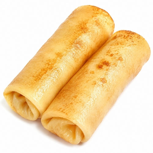 Блинчики с малиной