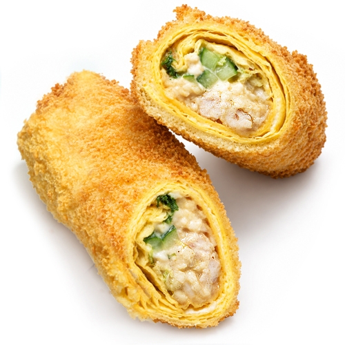 Врап жареный с курицей терияки
