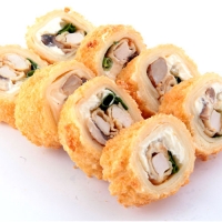 Ролл блинный c курицей в кляре Ролл блинный c курицей в кляре